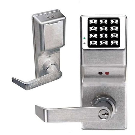 Alarm Lock AlarmLock: Trilogy DL4100 26D Digital Lock with Audit Trail & Privacy Feature - Satin Chrome ALL-DL4100-26D